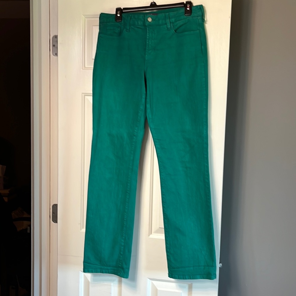 Womens’s Jeans, Green, straight leg Size 12